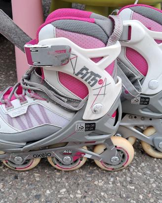 Pattini roller Fit5 Decathlon 35-38 regolabili
