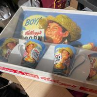 SET CAFFE' KELLOGG'S CORN FLAKES VINTAGE