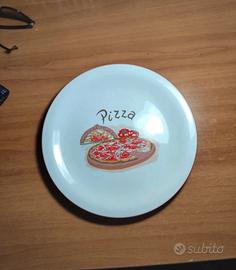 Set di 7 piatti per pizza saturnia vintage