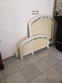 letto singolo in legno