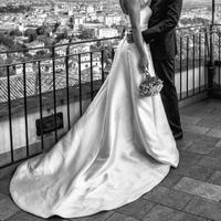 Abito da sposa Pignatelli in mikado – Taglia 44