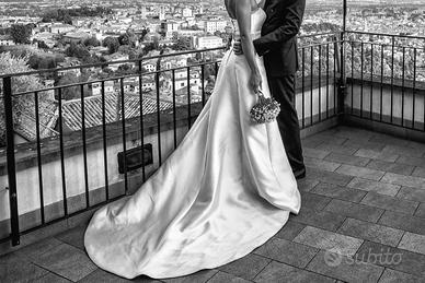 Abito da sposa Pignatelli in mikado – Taglia 44