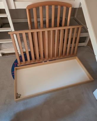 Lettino da neonato Pali in legno, con casset