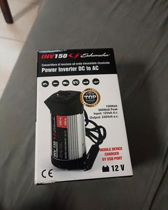 Inverter 150W (12V -> 230V + USB) - NUOVO