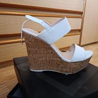 Zeppe bianche donna