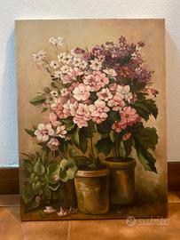 Dipinto su legno Natura Morta scuola fiorentina