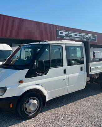 FORD TRANSIT 7 POSTI DOPPIA CAB + CASSONE FISSO