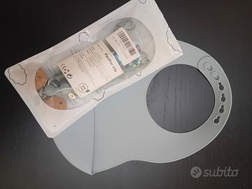 Portaciuccio+bavaglino in silicone 