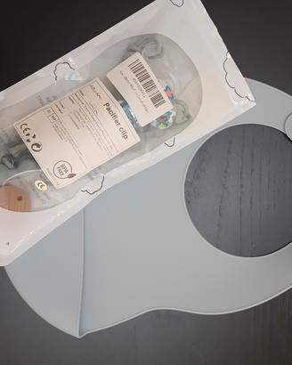 Portaciuccio+bavaglino in silicone 