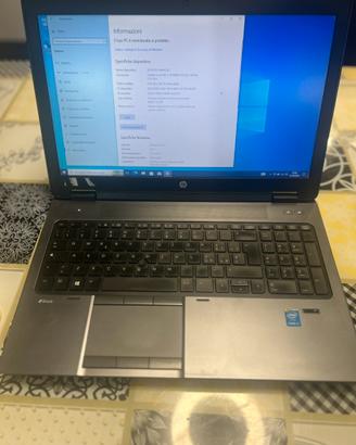 HP Zbook 15” G2 I7 ram 8gb nvidia quadro K610M