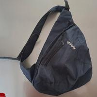 zaino monospalla blu