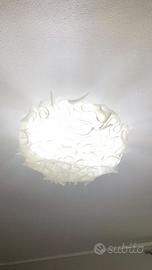 Lampada SLAMP Veli grande bianca originale da soff