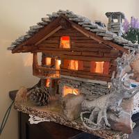 Baita modellino artigianale montagna