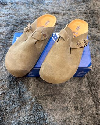 Birkenstock boston taglia 43 beige perfette
