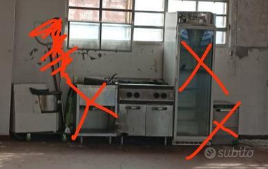 Cucina 4 fuochi più impastatrice