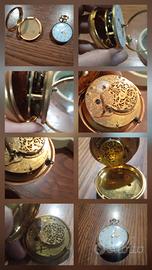 Antico orologio da taschino con funzionamento a ca