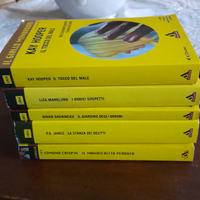 5 thriller tascabili collana " il giallo mondadori