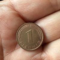 Moneta 1 Pfennig 1986 G - Germania Ovest (BRD)