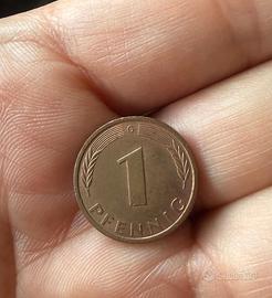 Moneta 1 Pfennig 1986 G - Germania Ovest (BRD)