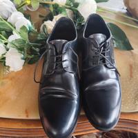 scarpe stringate eleganti blu marca "Prodotto Ital