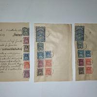 lotto Documenti ricevute con marche da bollo 