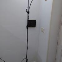 Piantana da terra a doppia luce