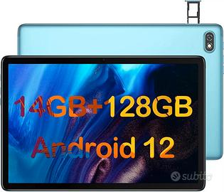 Tablet Android 12 4G LTE+ 5G WiFi 10.1 Pollici RAM