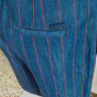 Pantaloni Sisley Culotte/Crop a Righe - Cotone e L