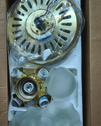 Ventilatore a soffitto 5 pale con luce