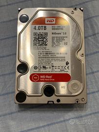 Hard disk wd 4tb red western digital