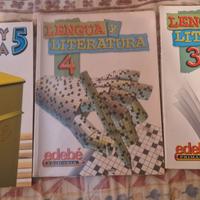Lote de tres libros: Lengua y Literatura 3, 4, 5