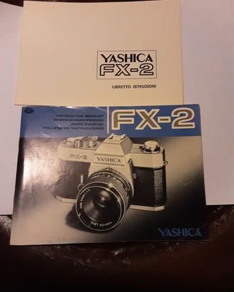 LIBRETTI ISTRUZIONE YASHICA FX-2