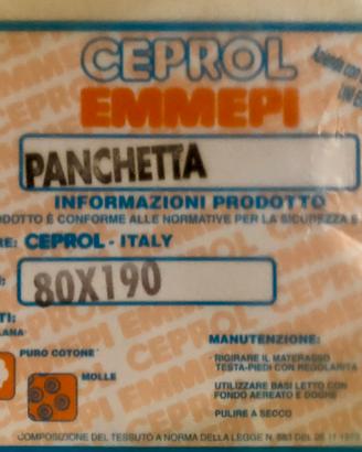 Materasso panchetta