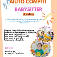 Babysitter/ aiutocompiti