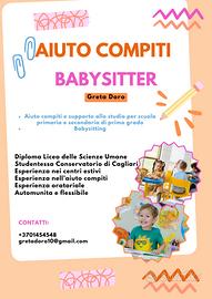 Babysitter/ aiutocompiti