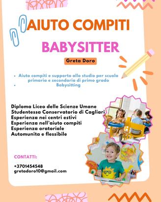 Babysitter/ aiutocompiti