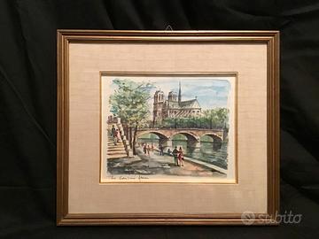 Ristampa P. Arno Parigi - Notre Dame (anni '60)