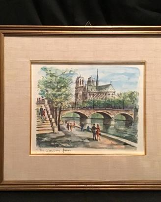 Ristampa P. Arno Parigi - Notre Dame (anni '60)