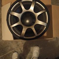Subwoofer Blaupunkt Auto Nero/Argento