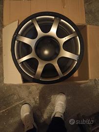 Subwoofer Blaupunkt Auto Nero/Argento