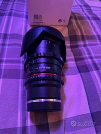 Samyang 35 mm T1.5 Cine ( obbietivo fotografico)