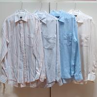 Set di 4 camicie da uomo in puro lino