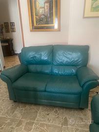 Due divani in vera pelle