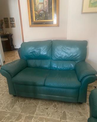 Due divani in vera pelle