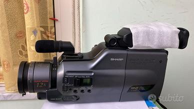 videocamera sharp completa di accessori