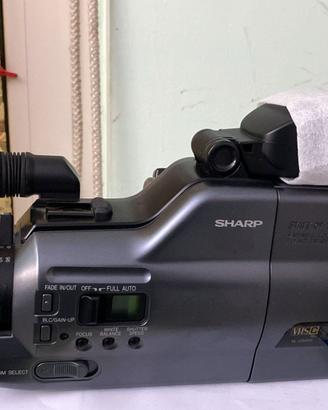 videocamera sharp completa di accessori