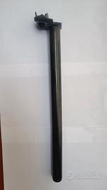 Tubo reggisella acciaio nero Ø 27,2 lunghezza 40