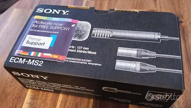 MICROFONO PROFESSIONALE STEREO SONY ECM-MS2