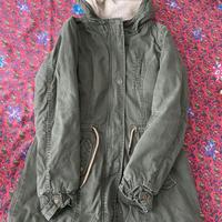 Giubbotto Parka verde militare Donna taglia S