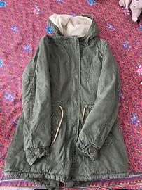 Giubbotto Parka verde militare Donna taglia S